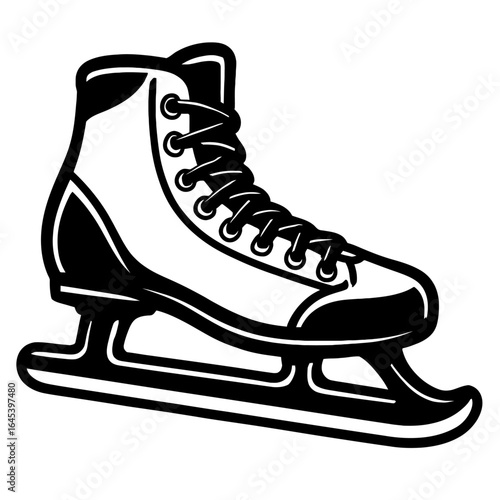 Classic Single Ice Skate for Winter Sports Activity