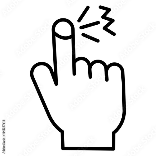 Finger Pain Icon