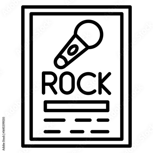 Rock Documentary Icon