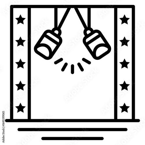 Stage Lights Icon