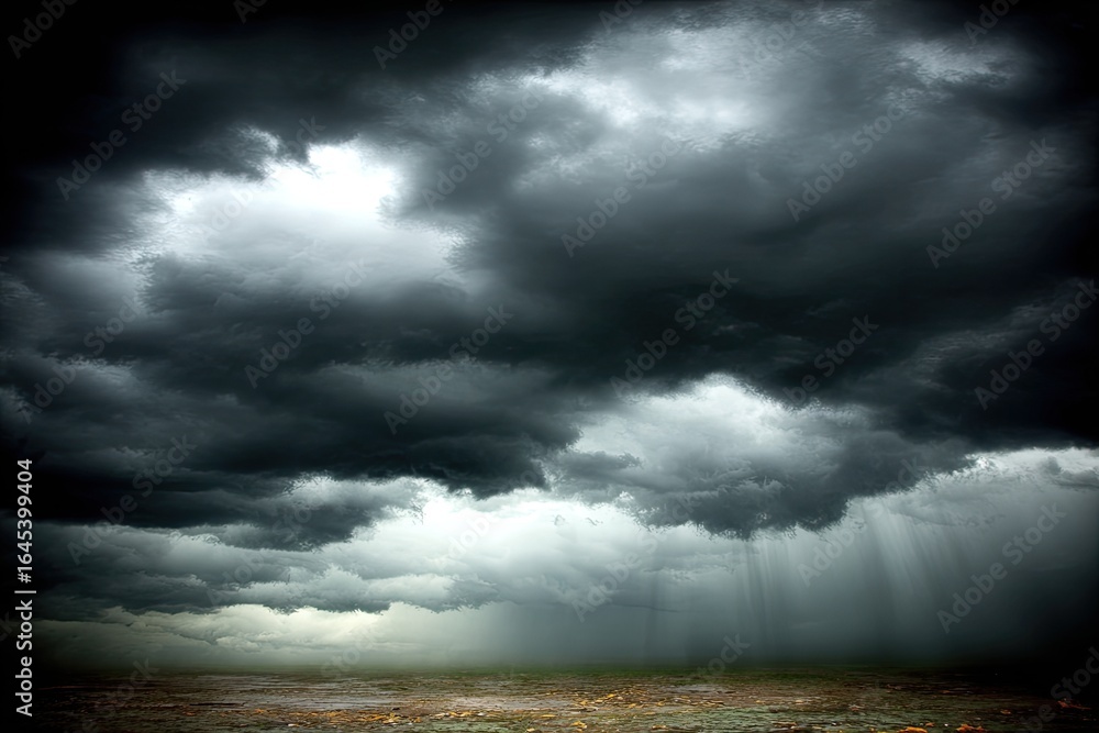 Storm clouds gathering over a field Storm clouds gathering over a field