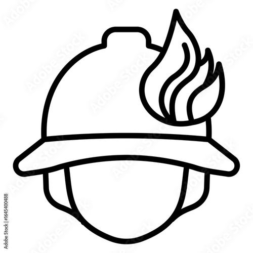 Firefighter Helmet Icon