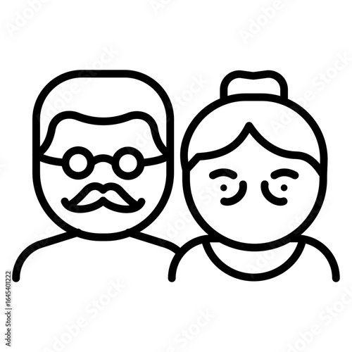 Retired Couple Icon