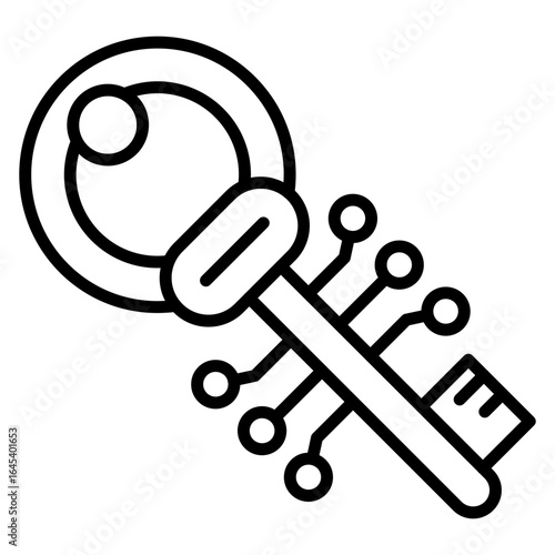 Cyber key Icon