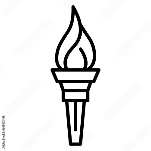 Flame Torch Icon