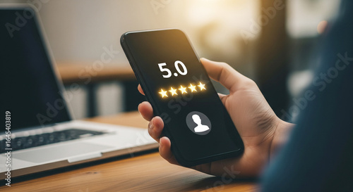 Customer feedback and online reputation management using a smartphone