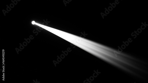 Strahl aus Licht im Dunkeln