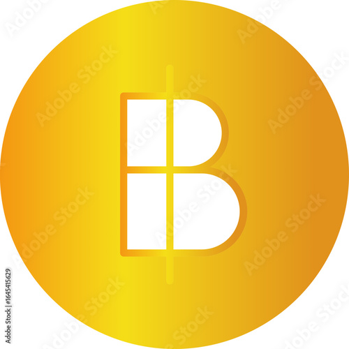 Bitt Coin In Fill Icon