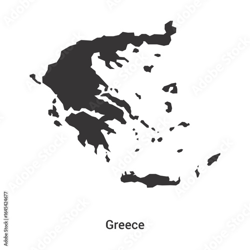 Greece Country Map Free Icon