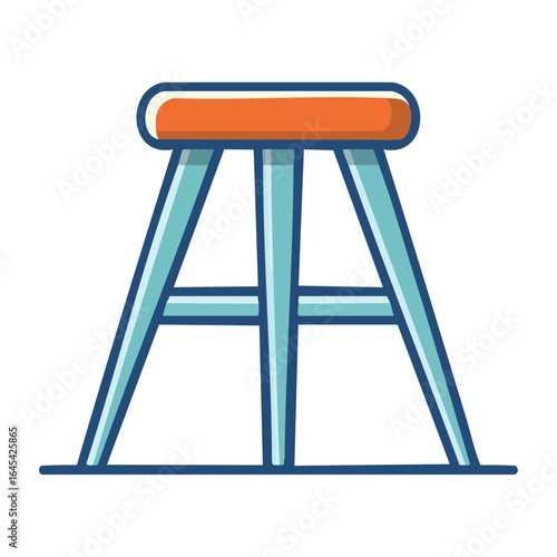 wooden chair isolated on white