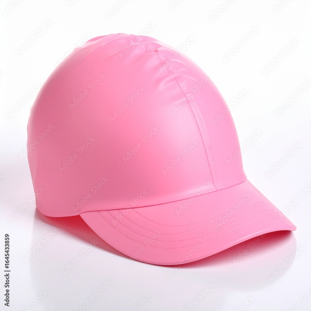 Fototapeta premium Pink Baseball Cap Stylish Summer Hat