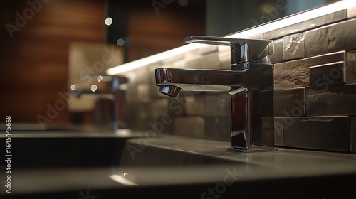 Modern restroom sinks and faucets