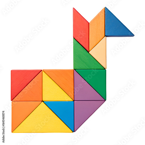colorful geometric shapes