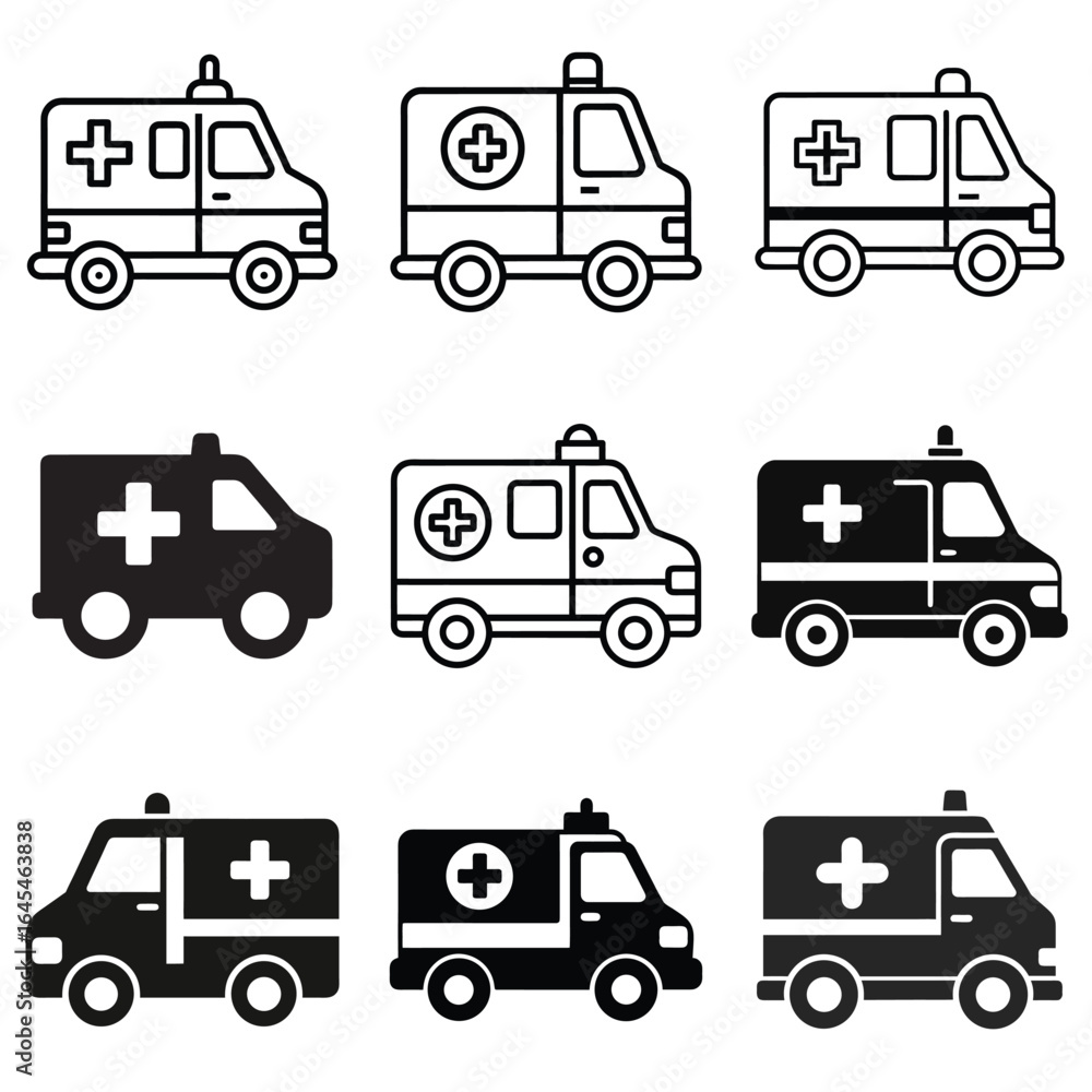 Emergency Ambulance Set Emergency Ambulance Set