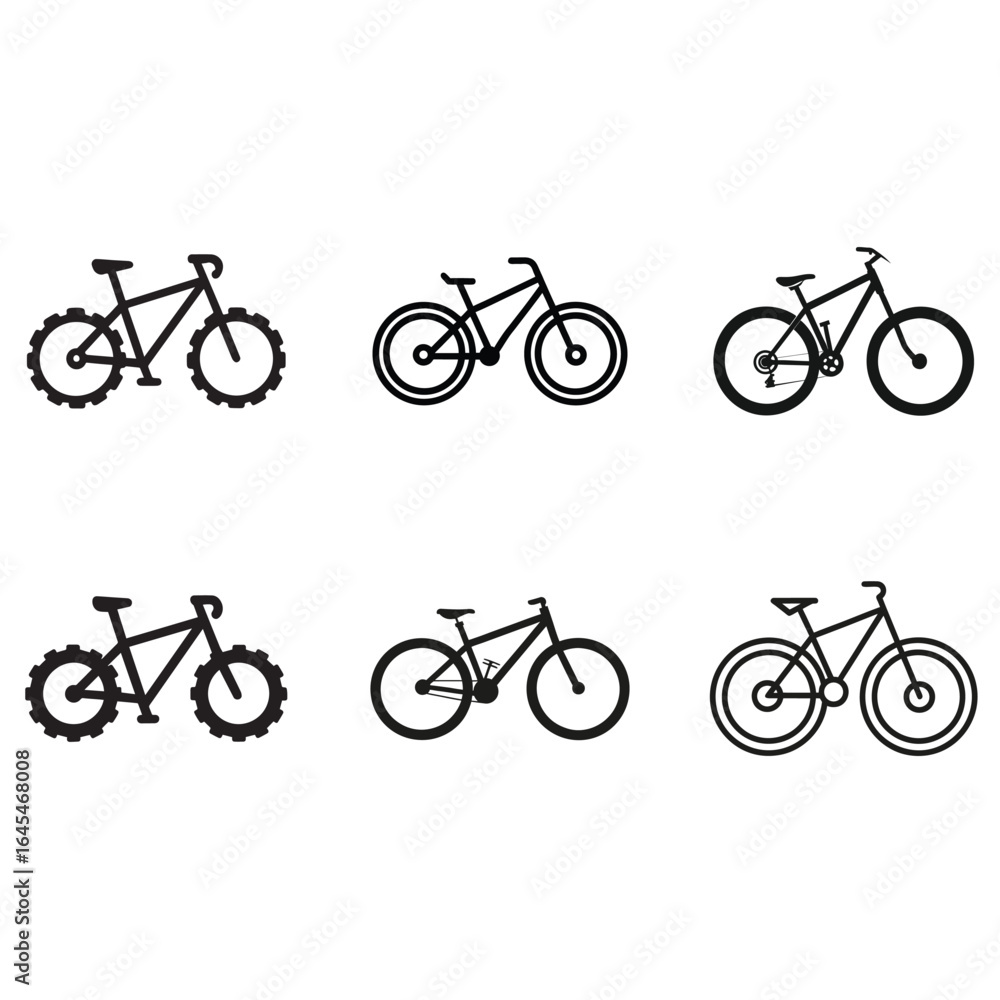 Obraz premium Mountain Bike Graphic Collection