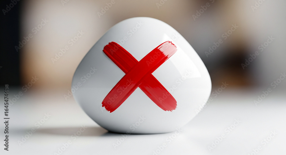 Obraz premium 禁止・中止・NGを表すアイコン・サイン