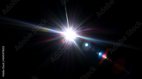 Heller Lichtblitz mit Lens Flare