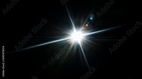 Heller Lichtblitz mit Lens Flare