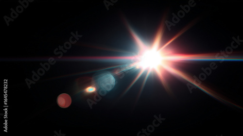 Heller Lichtblitz mit Lens Flare