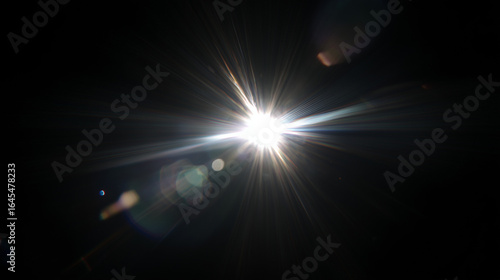 Heller Lichtblitz mit Lens Flare