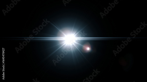 Heller Lichtblitz mit Lens Flare
