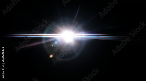 Heller Lichtblitz mit Lens Flare