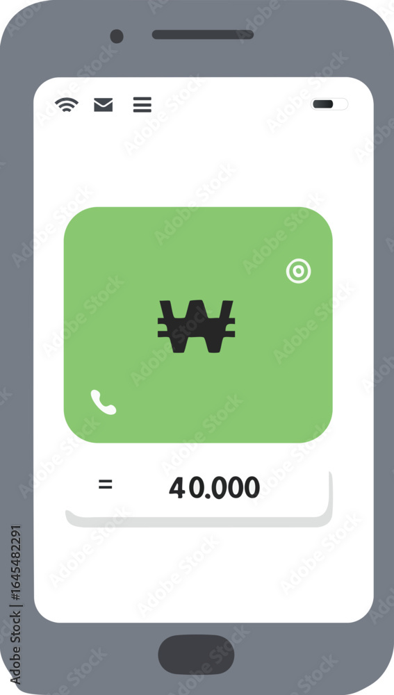Money, currency, mobile, cell phone, internet application Money, currency, mobile, cell phone, internet application