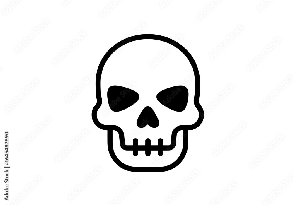 Obraz premium Glowing Skull Abstract Pixel Art Design Element isolated on transparent background