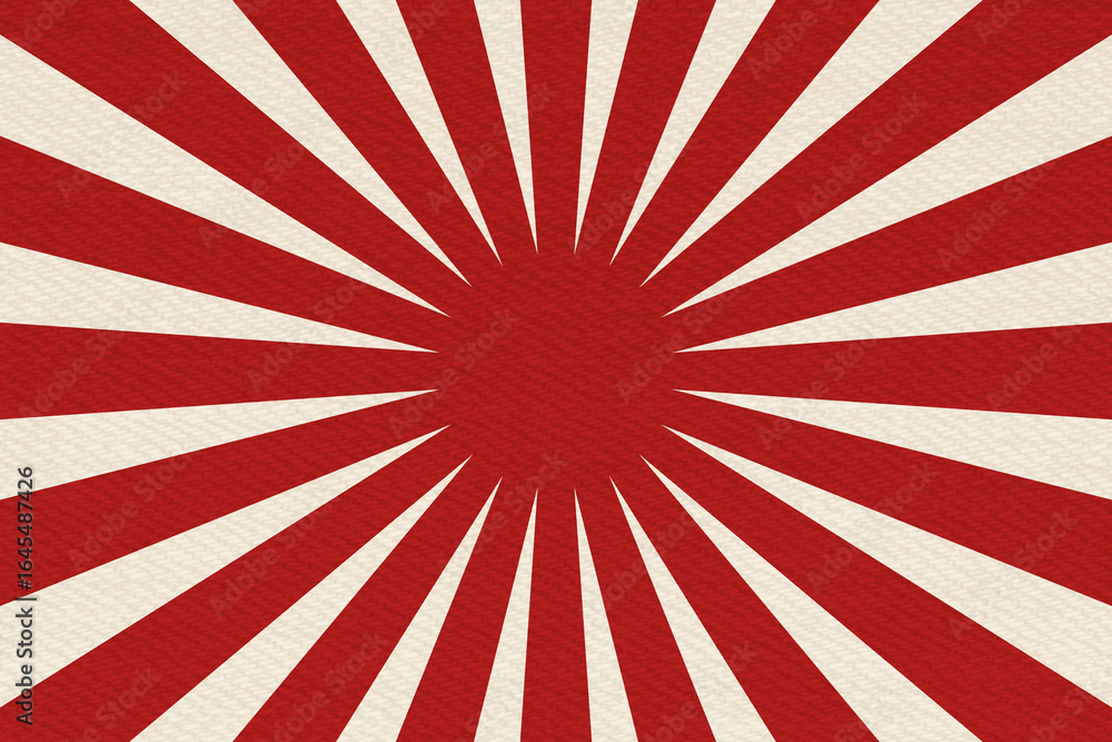 Fototapeta premium Retro grunge red ray sun burst with stars abstract background