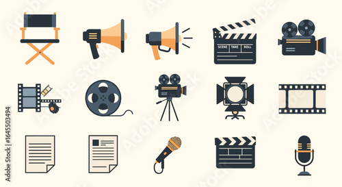 Collection of stylized fountains with varying designs and water features in a cartoon style art