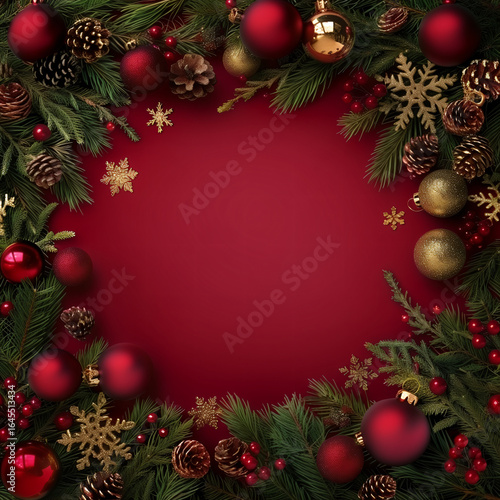 red christmas background