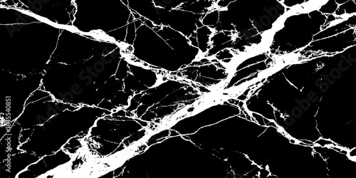"Elegant black marble texture with striking white veins. Perfect for backgrounds, modern interior design, luxury product mockups, and digital graphics requiring a high-contrast natural stone effect"
