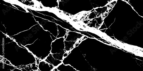 "Luxury black marble texture with striking white veins, perfect for elegant backgrounds, interior design, wall decor, product mockups, digital art, and modern stylish surfaces with a high-end look"