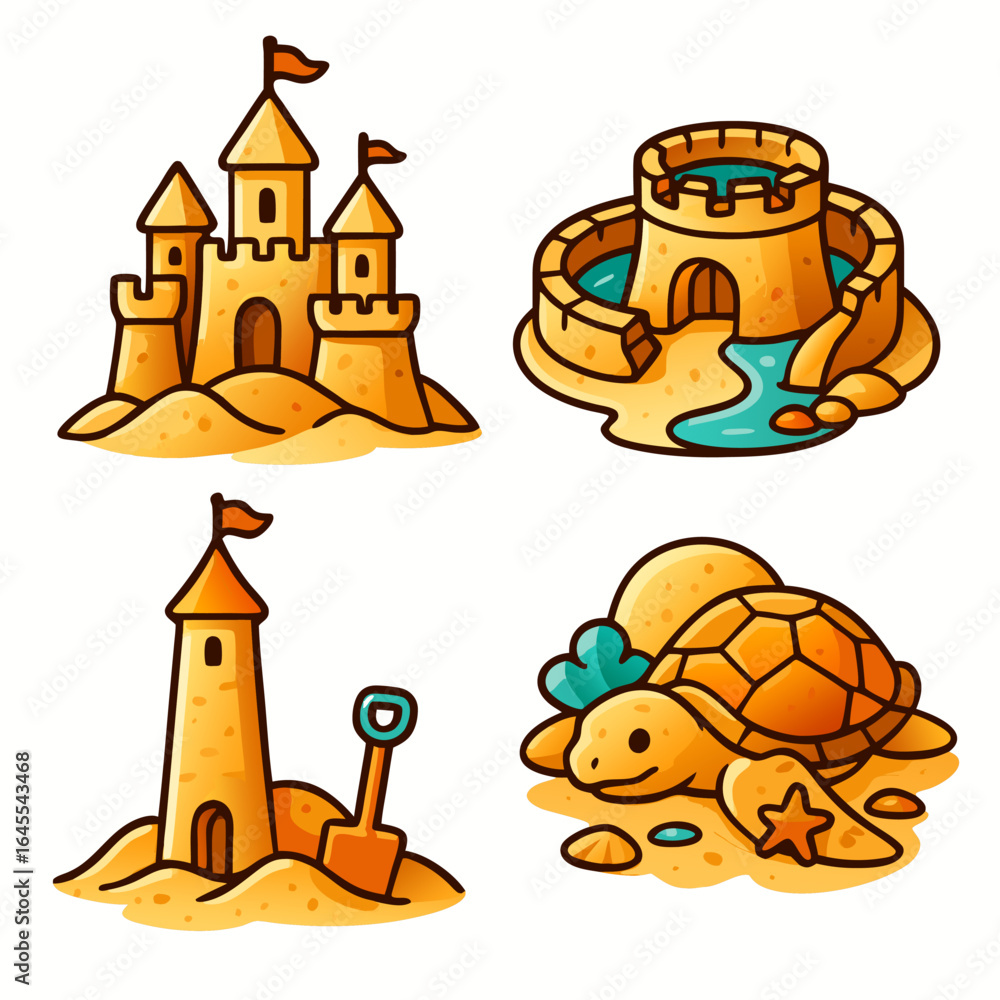 Fototapeta premium Sandcastle Champions