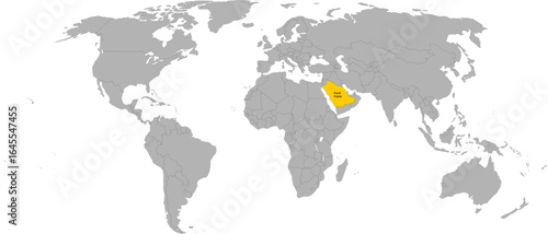  Saudi Arabia Vector Map