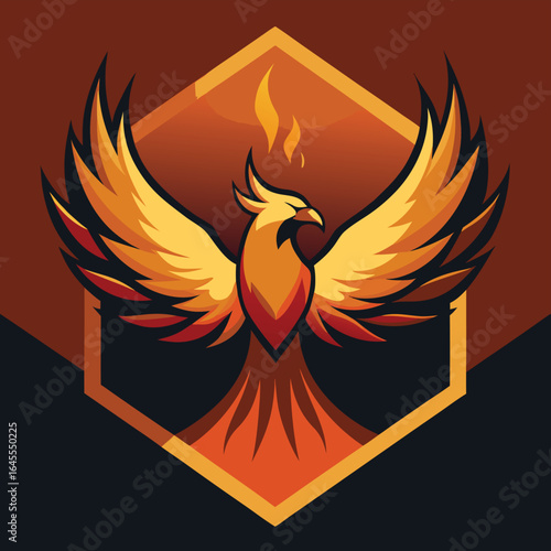 phoenix bird rising from flames   (2).eps
