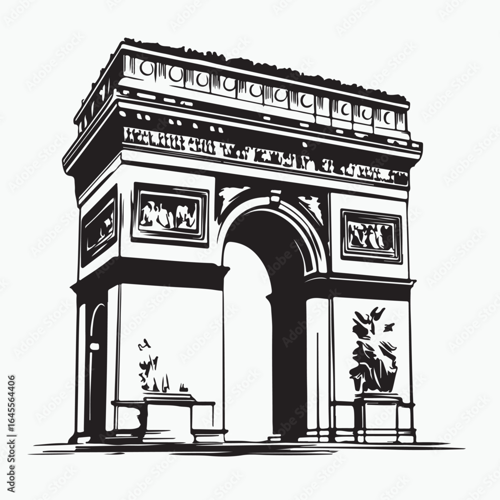Fototapeta premium arc de triomphe paris