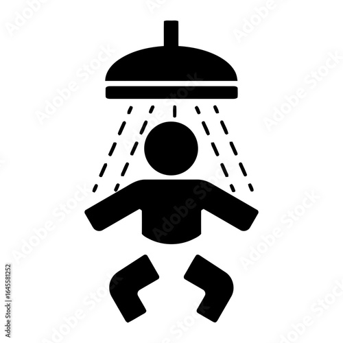 Baby shower area sign.
