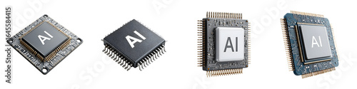 AI Chip Set - Artificial Intelligence Processor, Technology Concept
