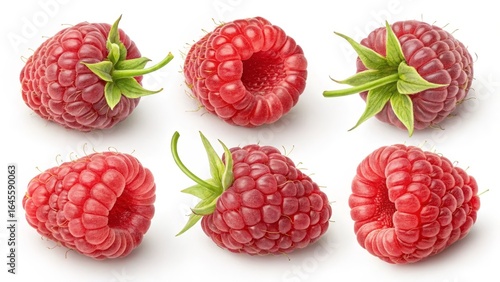 Six Raspberries Composition...