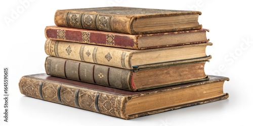 Stack of Antique Books Comp...