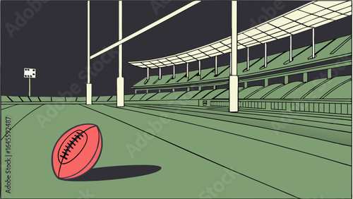 american football field