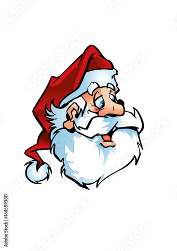 Santa Claus (Father Christmas) with a big white beard