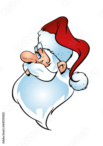 Santa Claus (Father Christmas) with a big white beard