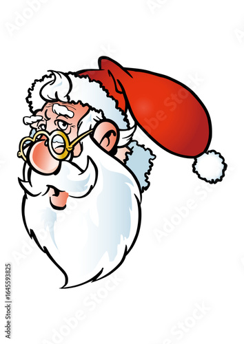 Santa Claus (Father Christmas) with a big white beard