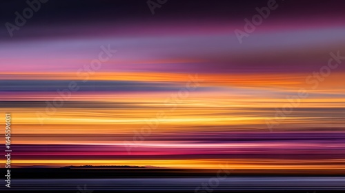 Wallpaper Mural Abstract sunset sky with horizontal motion blur. Torontodigital.ca