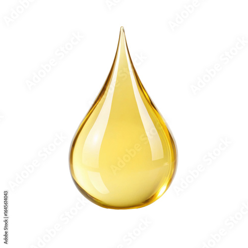 golden drop of oil isolated PNG