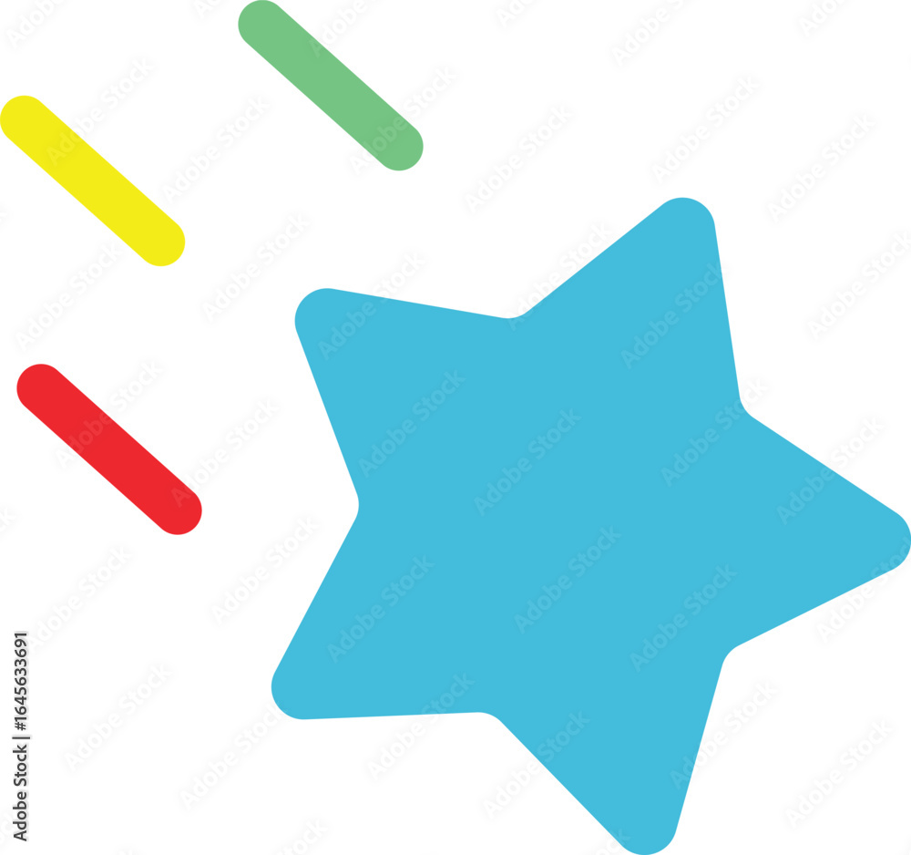 Obraz premium a sparkling star icon