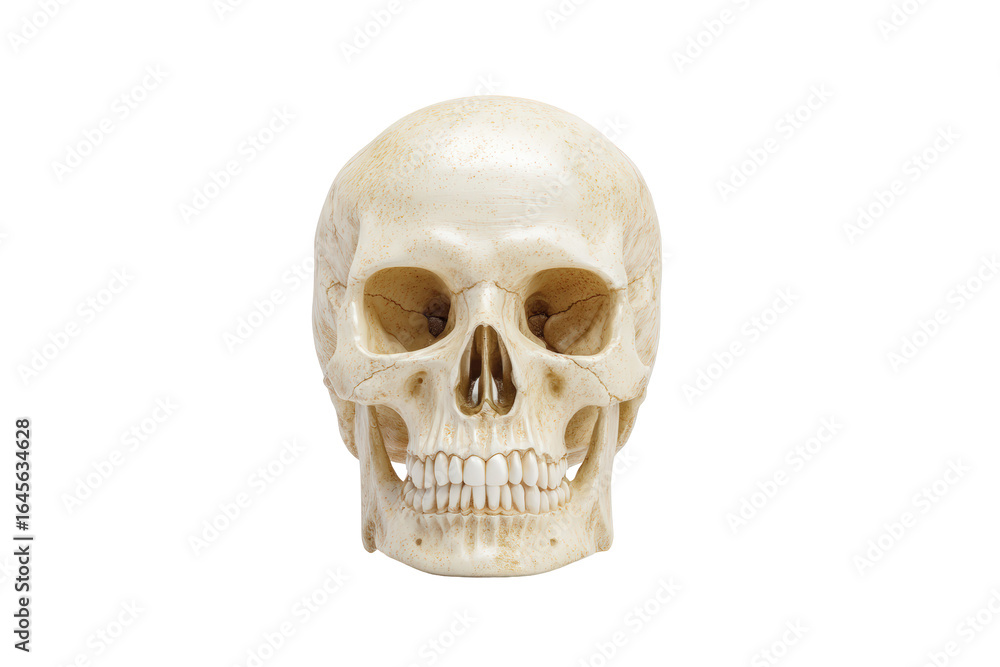 Human skull isolated on transparent background Human skull isolated on transparent background