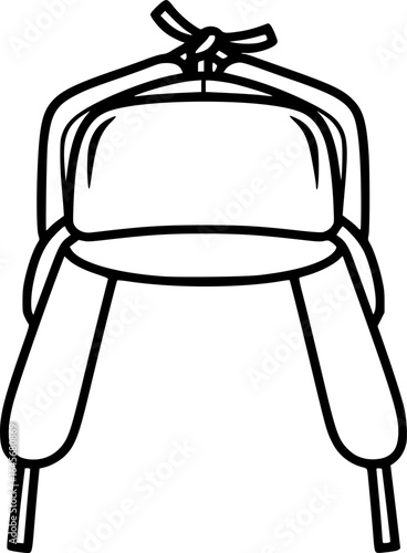 Trooper Hat Outline Vector, Military Hat Vector, Trooper Clipart
